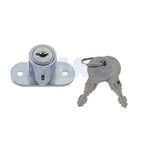 Serrure à bouton-poussoir antivol MK504-2 en alliage de zinc de haute qualité, 21,8 mm, pour armoire et tiroir, pour meubles, armoire, commode
