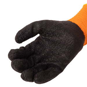 Snell An Toàn Bán Buôn <span class=keywords><strong>7</strong></span> Đo Terry Latex Nhăn Nửa Tráng Nhiệm Vụ Nặng Nề Mùa Đông Ấm Grip Làm Việc Găng Tay Thời Tiết Lạnh Găng Tay - Product Image 4