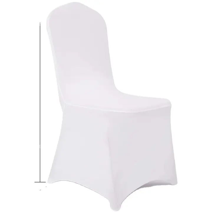Fundas para sillas de buen uso, cubiertas universales para sillas, decoración de boda