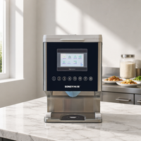 Distributeur de riz intelligent de comptoir, matériau antiadhésif, système de maintien au chaud, puissance 300W, capacité 10L, nettoyage facile pour la restauration