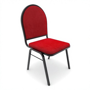 Durable <b>Stackable</b> Steel Banquet Event <b>Chair</b>-Waterproof Portable Indoor/Outdoor Use for Hotels Event Halls & Hospitals - Product Image 1
