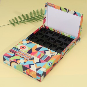 Cajas de impresión de nuevo diseño para bombones chocolates galletas dulces 300 GSM caja de papel embalaje caja de regalo de <span class=keywords><strong>Chocolate</strong></span> caja de papel - Product Image 5