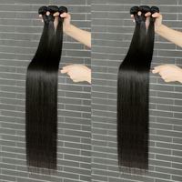 Extensiones de Cabello Humano Virgen Brasileño Tuneful, 26, 30, 40 Pulgadas, 12A, 100% Cabello Humano con Cutícula Alineada
