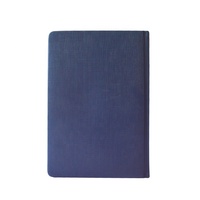 Agenda 2027, calendrier A5, carnet en cuir PU, journal, agenda, carnet à couverture rigide bleu, accepte le logo personnalisé