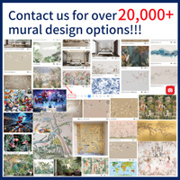 Peinture murale géométrique abstraite personnalisée en gros, décor mural minimaliste aux tons neutres haute définition pour salon et hall d'hôtel