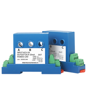 ตัวส่งสัญญาณกระแสไฟฟ้าสลับขนาดรู 8 มม. 4-20mA 0-10V 0-5V ตัวแปลงสัญญาณกระแสไฟฟ้าสลับ <span class=keywords><strong>3</strong></span> เฟส 2A 10A 20A 30A ตัวแปลงสัญญาณกระแสไฟฟ้ากระแสตรง 24V - Product Image 3