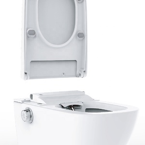 WC de salle de bain d'hôtel à siphon en S, avec bidet de toilette automatique pour lavage féminin et douchette E403 - Product Image 6
