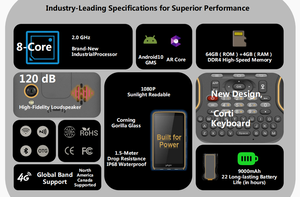 جامع بيانات أندرويد Y55 مع بطارية ، mAh لمسح GNSS <span class=keywords><strong>RTK</strong></span> عالي الدقة - Product Image 5