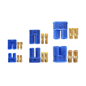 EC8 Connector Set (Male/Female) - 8mm Pure Copper, 200A High-Current Plug for Drone & RC Model <b>Battery</b> Connections - Product Image 4