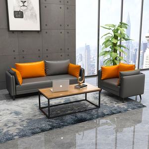 1 + 1 + 3 Kursi Sofa Kulit Hotel dengan Desain Modern Sofa Ruang Tamu - Product Image 3