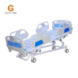 Lit d'hôpital patient de meubles de soin de 5 fonctions pour la clinique à vendre lit médical pour le lit d'hôpital patient avec la toilette automatique