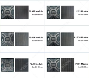 P3.91 แผงผนังวิดีโอ LED สีเต็มรูปแบบสำหรับภายนอกอาคาร 500x500 มม. IP65 กันน้ำ ความสว่าง 5000 นิต รับประกัน 3 ปี - Product Image 3