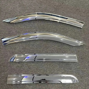 Accessoires extérieurs pour voitures de la marque KQD, garde-fenêtres chromés, pare-pluie, déflecteurs de voiture, pare-soleil pour 4 Runner - Product Image 1