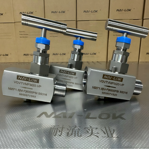 Nalok monel 400 पैनल माउंट गेज वाल्व 6000 विश्लेषणात्मक प्रणालियों 1/2 npi सुई वाल्व - Product Image 5