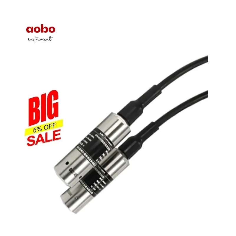 AOBO OEM การตรวจสอบระดับน้ํามันเชื้อเพลิงเซ็นเซอร์ความดันระดับถังน้ํามันเชื้อเพลิงเซ็นเซอร์ระดับน้ําน้ํามันเชื้อเพลิงแบบอะนาล็อก 4-20ma