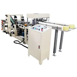 Automatic multi folded napkin paper machine,L type folding mini bar napkin tissue making machine for sale