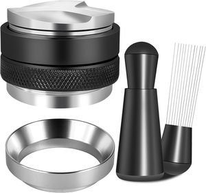 <span class=keywords><strong>Kit</strong></span> de Accesorios para Espresso de 51/53/58 mm, Distribuidor de <span class=keywords><strong>Café</strong></span> y Nivelador de Tamper, Herramienta WDT y Juego de Embudo Dosificador - Product Image 1