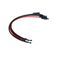DC-Solarkabel mit Mehradrigem Kupferleiter, UV-Beständig, CE-Zertifiziert, 6mm² Schwarz-Rot, 1,5KV Solarkabel für Projekte