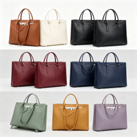 Sac d'ordinateur portable pour femme, sac de travail de bureau personnalisé, grand sac en cuir vegan imperméable, sac à main pour ordinateur portable de 15,6 pouces, fermeture éclair en polyester, portable