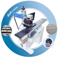 3W 5W Industriële Uv Laser Vliegende Markering Machine Voor Batch Markering Van Glas Plastic Papier Verpakking Codering Markering