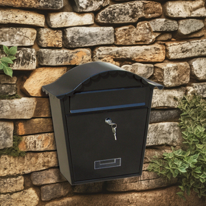 Металлический почтовый ящик в европейском стиле, заводской Настенный Стальной почтовый ящик для дома с замком для использования на открытом воздухе, садовый ящик - Product Image 5