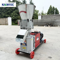 Machine à fabriquer des aliments pour animaux 150 kg/h, petite machine à granulés pour volailles et bétail, idéale pour les petites exploitations agricoles, facile à utiliser
