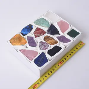 批发天然生水晶石粗簇紫水晶散装平盒Piedras Naturales精神产品