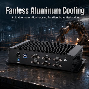 PC embarqué sans ventilateur <span class=keywords><strong>Intel</strong></span> Core <span class=keywords><strong>I5</strong></span>-<span class=keywords><strong>7300U</strong></span> 6 RS232 HDMI VGA pour le transport ferroviaire - Product Image 4