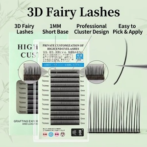 Extensiones de Pestañas de Volumen en Forma de W 2D-8D, Pestañas Individuales YY 3D 4D 5D 6D 7D 8D Clover, Extensiones de Pestañas de Marca Privada - Product Image 2