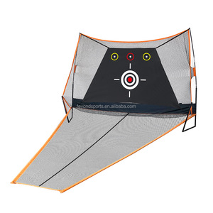 Entraîneur de practise intérieur et extérieur Grand filet de frappe de <span class=keywords><strong>golf</strong></span> Filet d'entraînement de <span class=keywords><strong>golf</strong></span> de première qualité de 12 pieds avec rampe de retour de balle étendue - Product Image 1