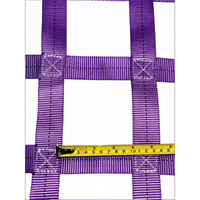 Filet de chargement suspendu en PE 1T 4M*4M personnalisé par le fabricant pour le levage de meubles et le levage de marchandises pour camions de fret