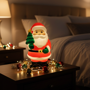 Adorno Navideño de Papá Noel de PP, Decoración Festiva para el Hogar y Fiestas, Adornos Navideños Conmemorativos con Luces LED - Product Image 5