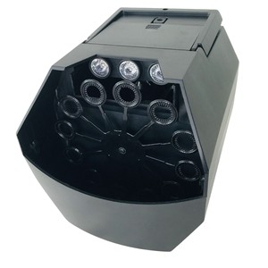 เครื่องทำฟองสบู่พร้อมไฟเอฟเฟกต์เวทีกลางแจ้งแบบพกพา LED รูปทรงหกเหลี่ยม รุ่น YG-ppj - Product Image 2