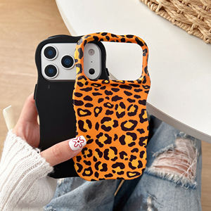 <span class=keywords><strong>Funda</strong></span> de TPU + PC 2 en 1 de leopardo de Color degradado para <span class=keywords><strong>iPhone</strong></span> Air <span class=keywords><strong>13</strong></span> 14 15 16 17 Pro Max Wave Edges Cómoda <span class=keywords><strong>funda</strong></span> dura delgada - Product Image 2