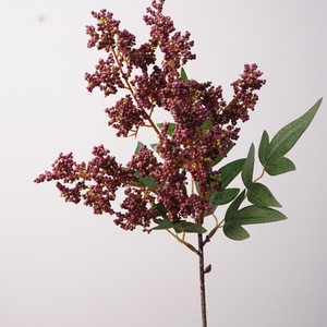 Tallos de <span class=keywords><strong>Nandina</strong></span> Artificiales con Tacto Realista para Decoración de Mesas en Bodas, Graduaciones y Fiestas - Flores de Plástico, Espuma y Seda - Product Image 1