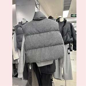 <span class=keywords><strong>Chaleco</strong></span> Acolchado de <span class=keywords><strong>Plumas</strong></span> para <span class=keywords><strong>Mujer</strong></span> Zz987, Nuevo Diseño Personalizado, con Cuello Alto, <span class=keywords><strong>Chaleco</strong></span> para Dama - Product Image 2