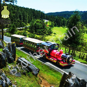 Fabricants personnalisés ventes directes 105 sièges électrique ou moteur Derv <span class=keywords><strong>voiture</strong></span> de tourisme scénique spot touristique train sans rail - Product Image 6
