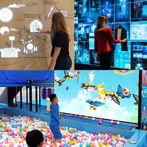 Proyección De Pared Interactiva con juegos de proyector 3D para niños Sistema educativo Interact Art Installation Video <span class=keywords><strong>Display</strong></span> Exhibit - Product Image 1
