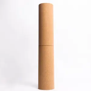 Eco Friendly Yoga Mat Travel 3mm 5mm Organic Joga Bamboo Natural 4mm With Custom Logo Cork Yoga Mat Natural Rubber