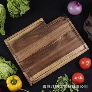 Cross-border Acacia Wood Double-sided Cutting Board, Household <b>Kitchen</b> Solid Wood Cutting Board for Fruits and Vegetables - Product Image 2
