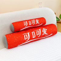 Oreiller en forme de bouteille de boisson simulée, rembourré en coton PP avec fermeture éclair, oreiller de sommeil, coussin pour la maison et le bureau, personnalisable