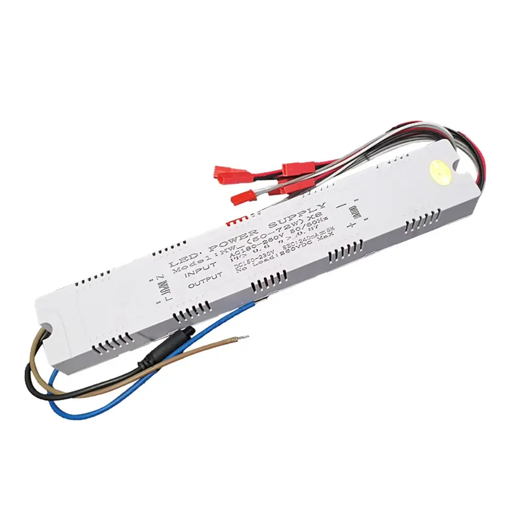 AC220V pilote LED à courant Constant 240mA alimentation 50-80W * 2 40-50W * 4 50-70W * 6 50-72W * 8 transformateur d'éclairage pour lampe LED