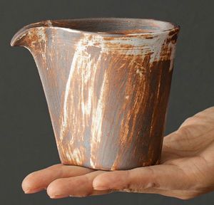 Juego de té de gres de estilo japonés Westgreen, accesorios, diseño Retro, jarra de cerámica pequeña, taza de feria resistente al calor de 150ml - Product Image 5