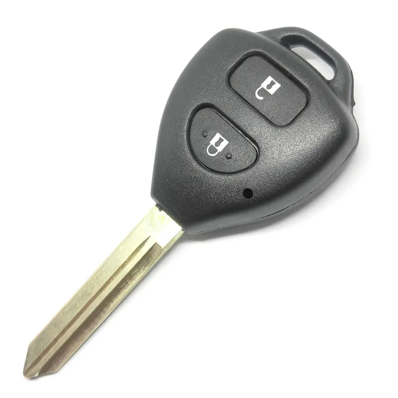 2 buttons car key shell TOY47 blade Replacement Blank Key for T-oyota Corolla RAV4 remote Car Key Case