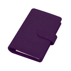 Hongbo superventas 27 colores Epi cuero A6 oro 6 anillos presupuesto carpeta Agenda planificador como oficina/Cumpleaños cuaderno de hojas sueltas regalo - Product Image 1