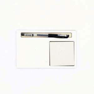 AGH Sublimation Blanks MDF Custom Memo Pad Pen Holder MDF Memo Pads With <b>Sticky</b> <b>Note</b> - Product Image 3