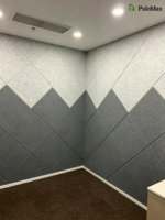 Panneaux acoustiques insonorisants en fibre de polyester haute densité, autocollants, pour stopper l'écho et les bruits extérieurs