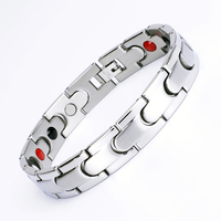 Bracelet magnétique en titane bio-énergétique, bracelet en germanium, bracelet de santé, bracelet en acier pur