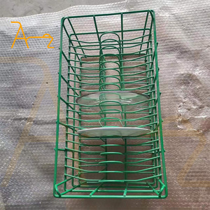 Factory Customized Wholesale Diameter 6-13 Inch Plates Iron <strong>Wire</strong> Immersed Plastic <strong>Storage</strong> <strong>Baskets</strong> for <strong>Storage</strong> - Product Image 4
