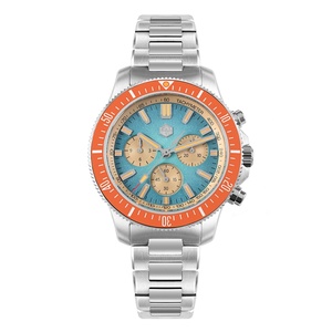 Reloj San Martin 2025 Nuevo Cronógrafo de Buceo de 40 mm Peacock SL-4801 con Movimiento Automático, Reloj de Pulsera Mecánico de Lujo para Hombre, Resistente al Agua - Product Image 1
